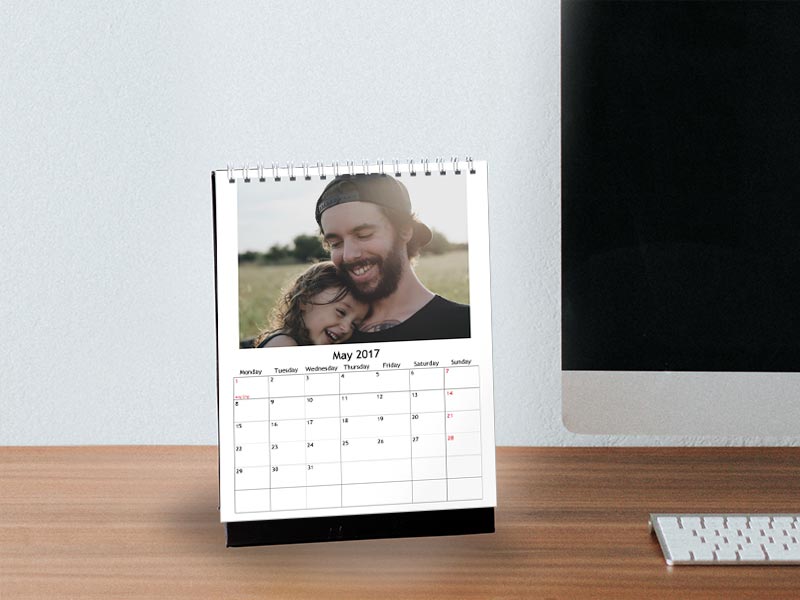 Personalized Desk Calendars on Father's Day