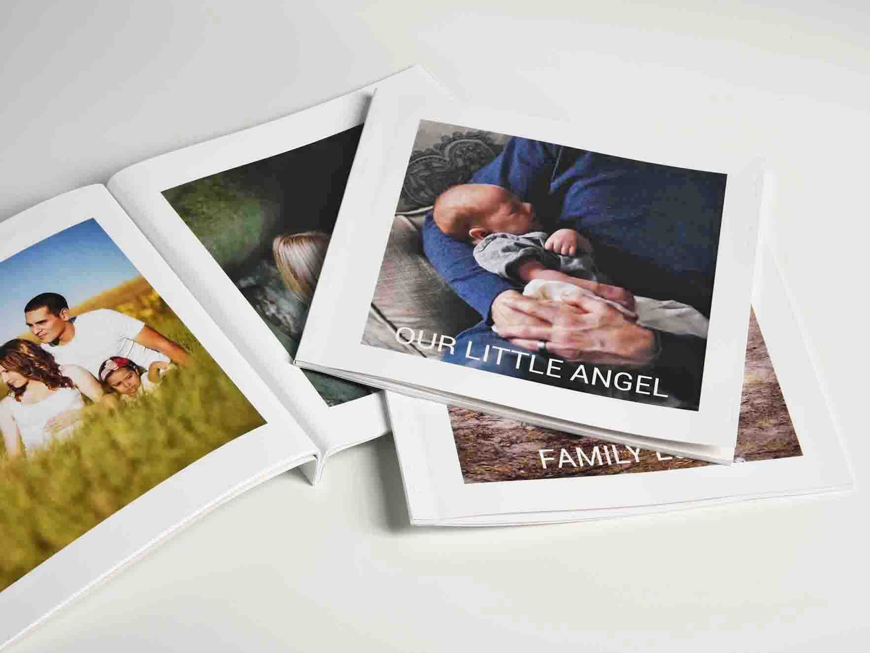 Family and baby personalised Christmas gift photo book