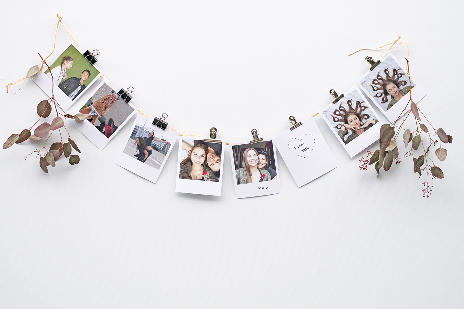 Гирлянда из фотографий своими руками