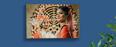 Indian wedding photo frame