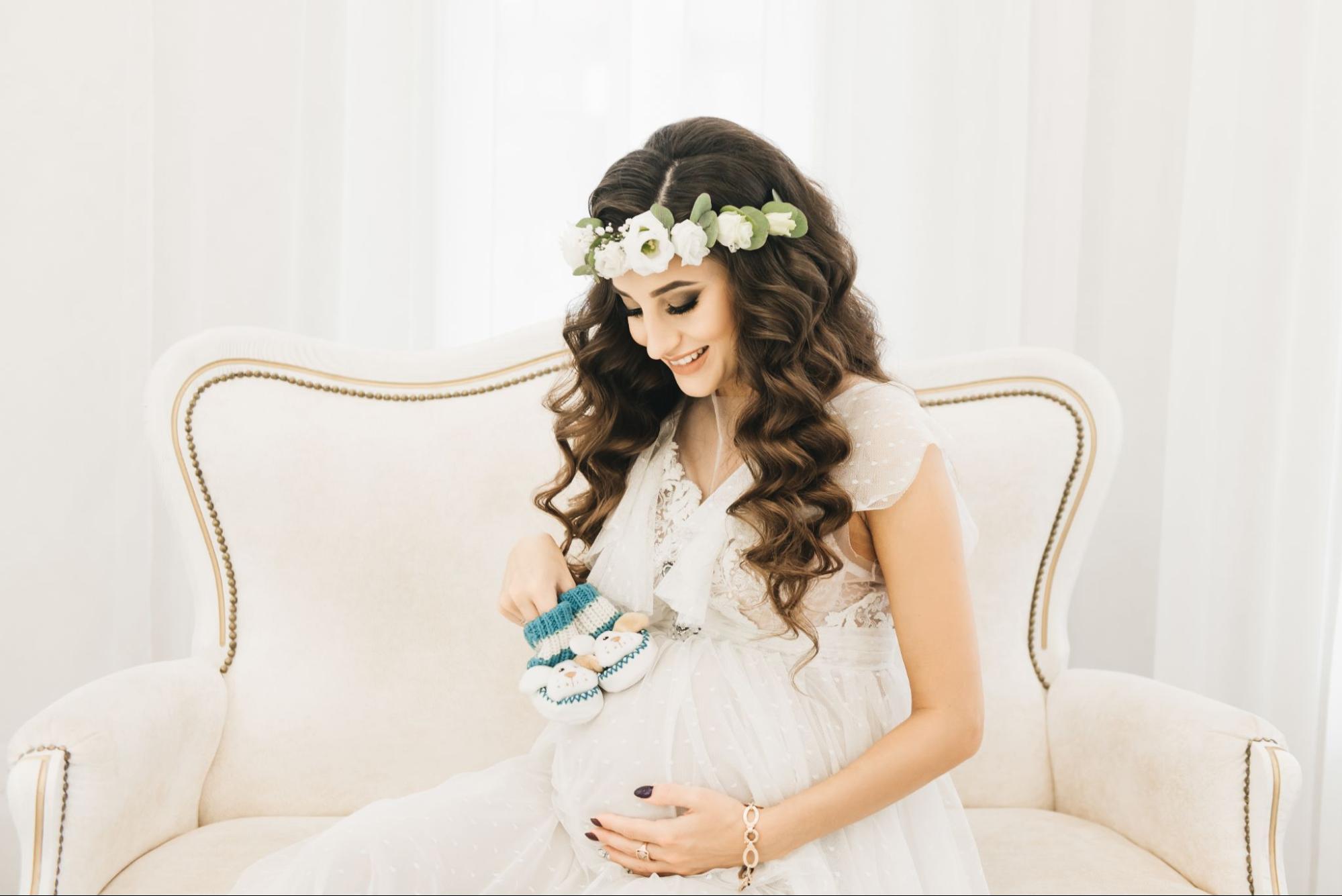 -Shoe shot pose at baby shower, capturing the excitement of new beginnings. 