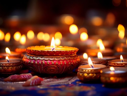 Diwali Home Decor: Bright lights, colorful rangoli, and festive vibes