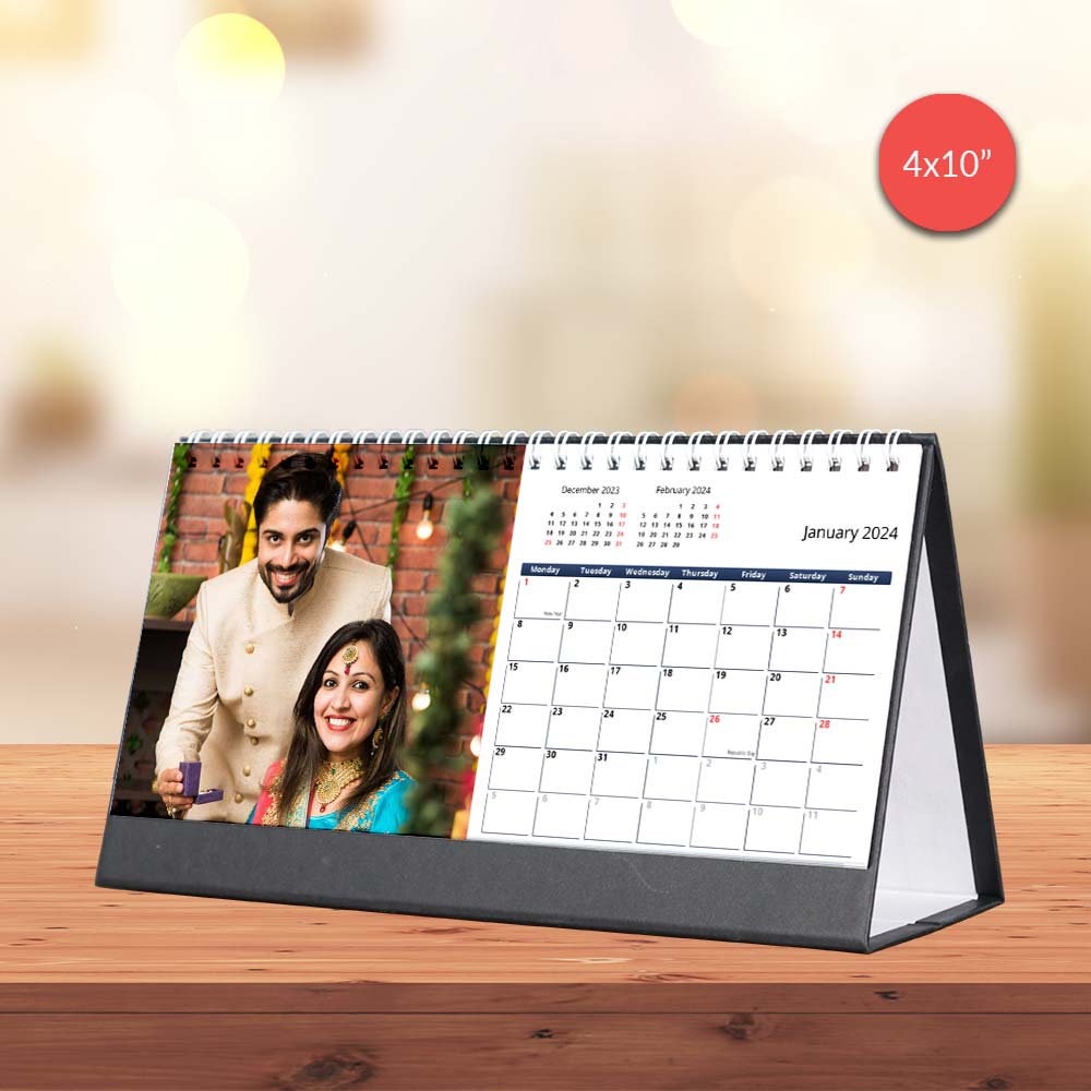 Personalized desk calendar: a thoughtful gift for clients and alumni fostering appreciation and engagement.
