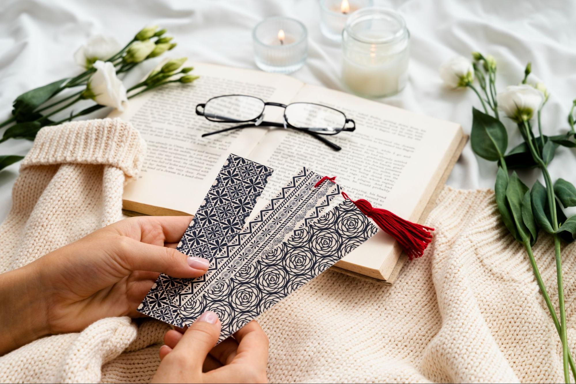 Elegant Handmade Bookmarks for Birthday Return Gift Ideas