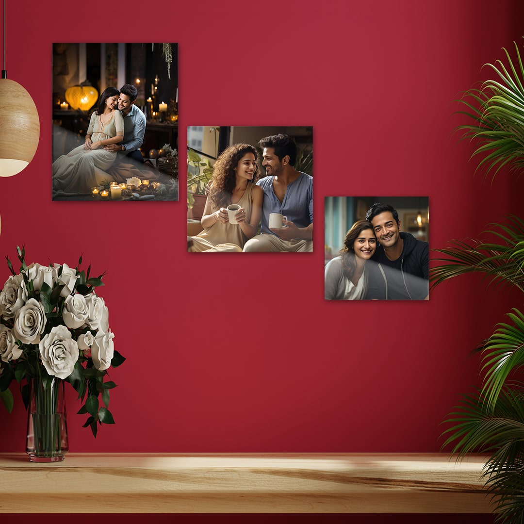 Photo frame design for birthday gift, stylish and modern