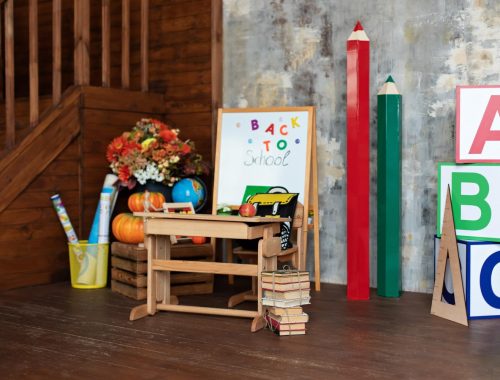 Classroom setting photo, showcasing activities for 4-year-olds.