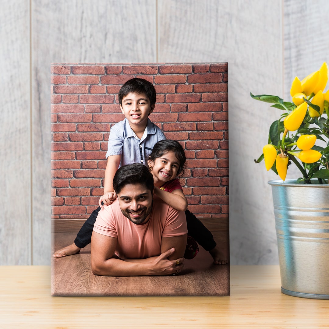 Photo frame gift for birthday with vibrant design