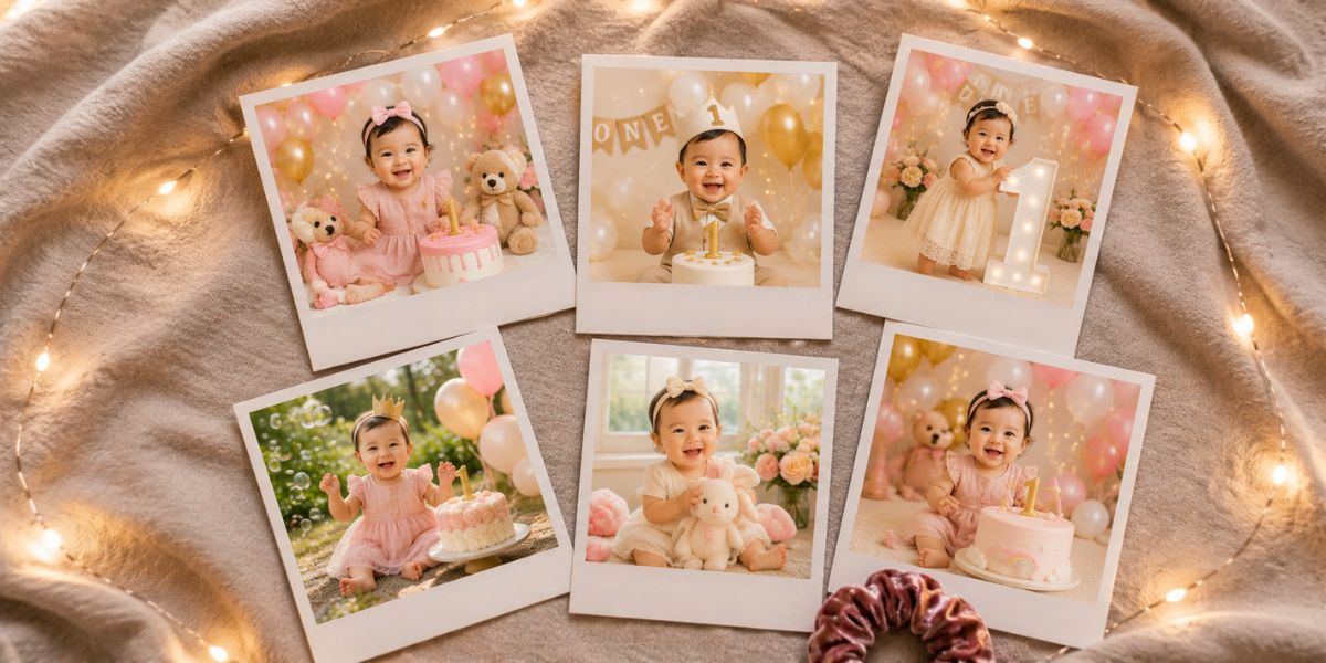 Retro style photo prints birthday return gift idea