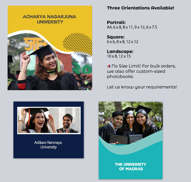 Cherish and relive the best moments of your academic journey, corporate milestones, or team achievements with our Yearbook Photobook.