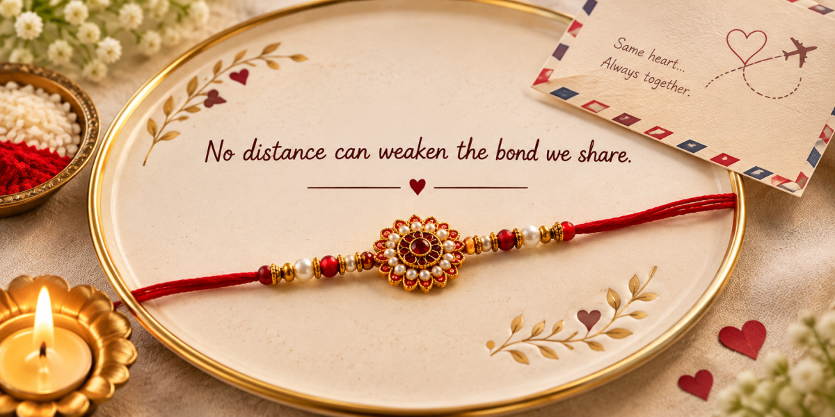 Raksha Bandhan message for a brother living far away