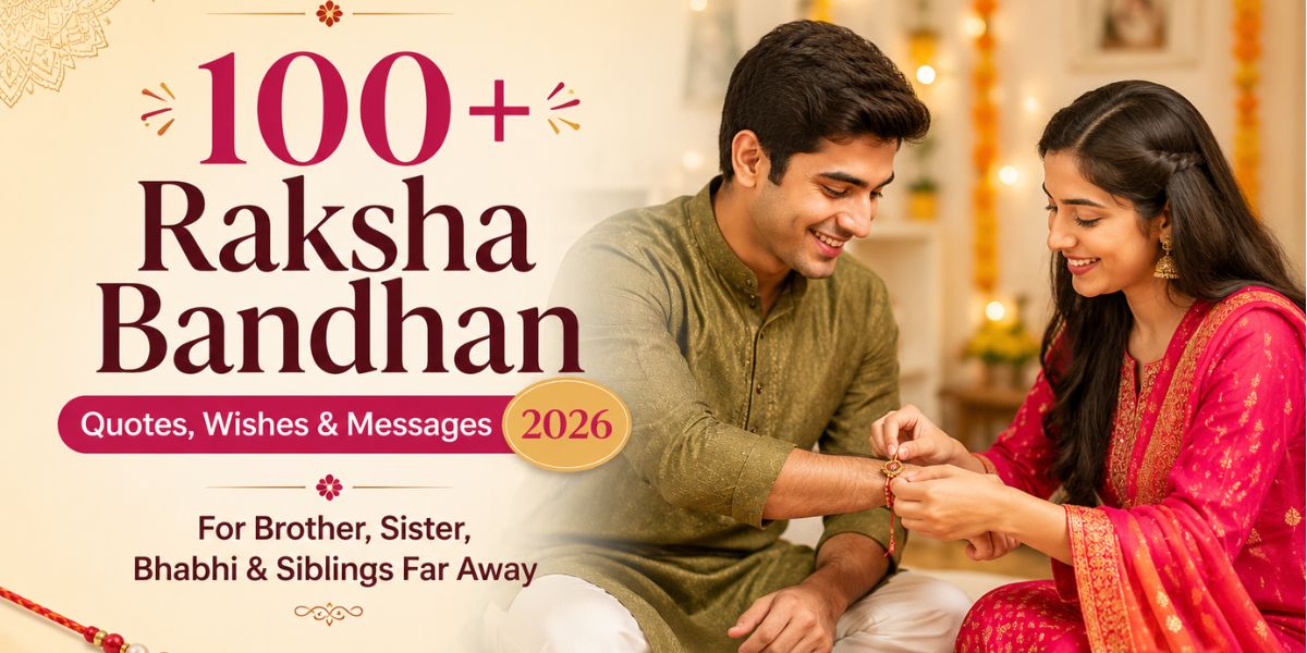 Raksha Bandhan 2026 quotes, wishes and messages for siblings