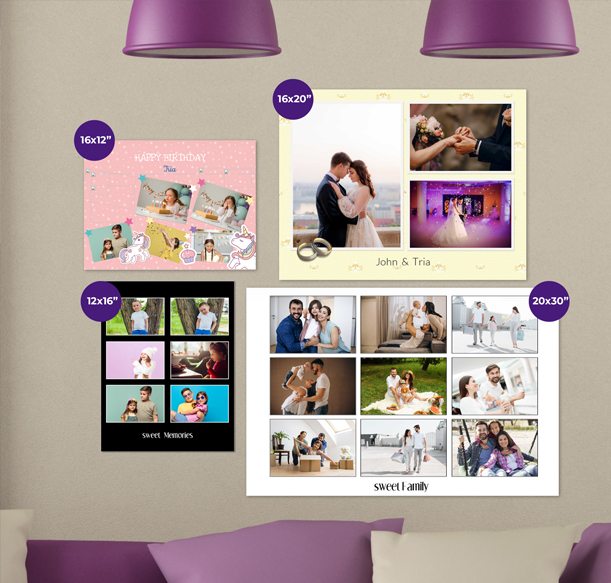 Family collage poster online