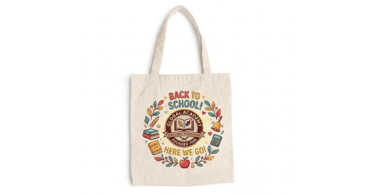 personalized tote bag back-to-school gifts for students