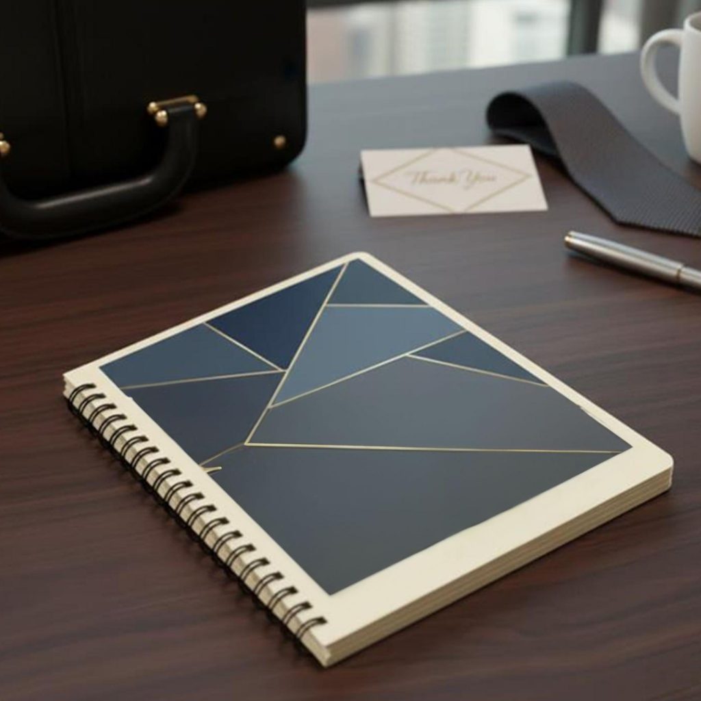 Premium hardcover photo book for employee recognition showcasing company milestones.