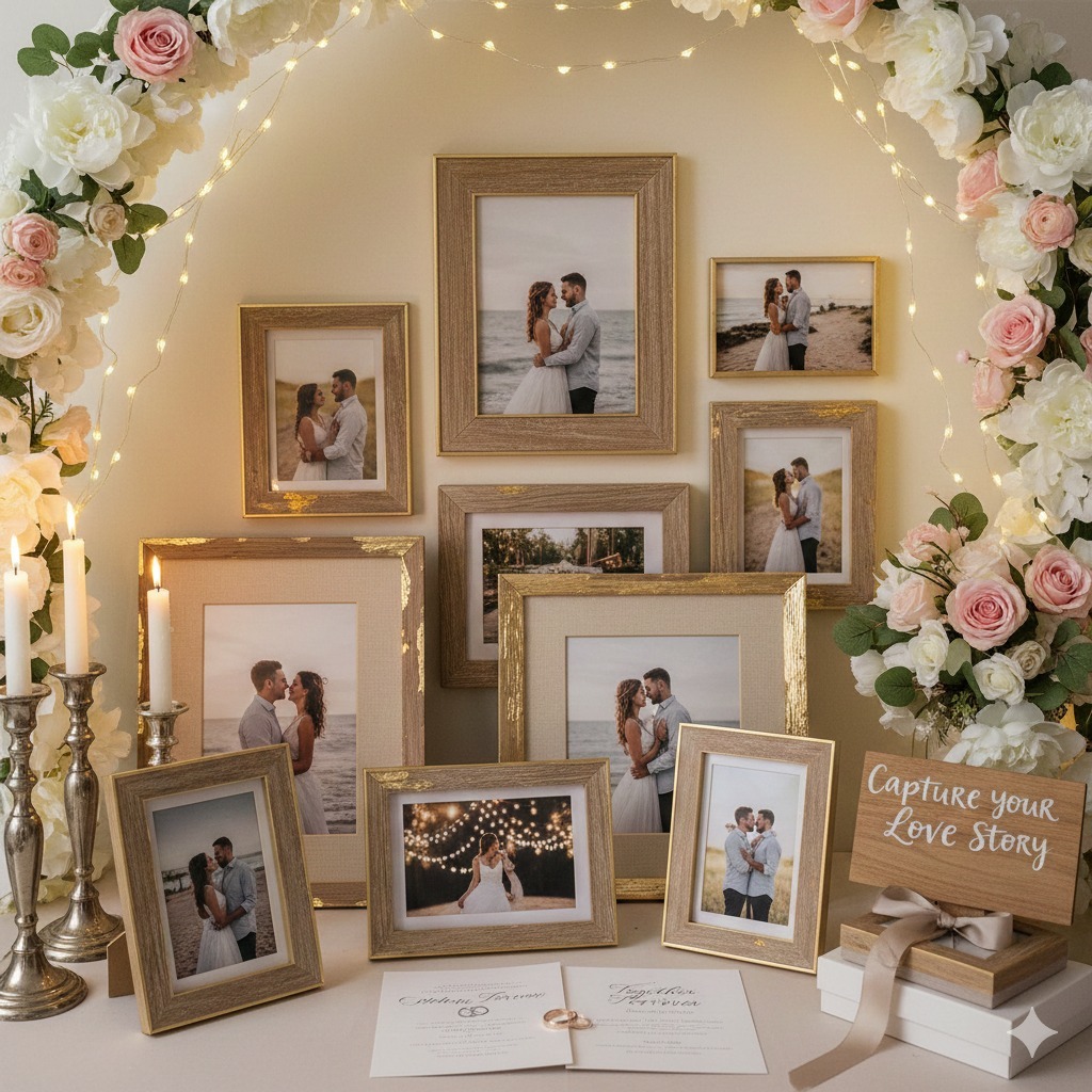 Customized Photo Frames for Newlyweds: Photo Frame Gift Ideas for Wedding They’ll Cherish Forever