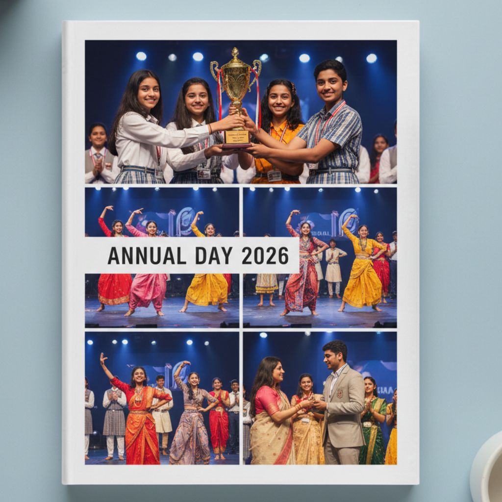 Custom photo book as a farewell gift for school students, printed in bulk for Indian institutions