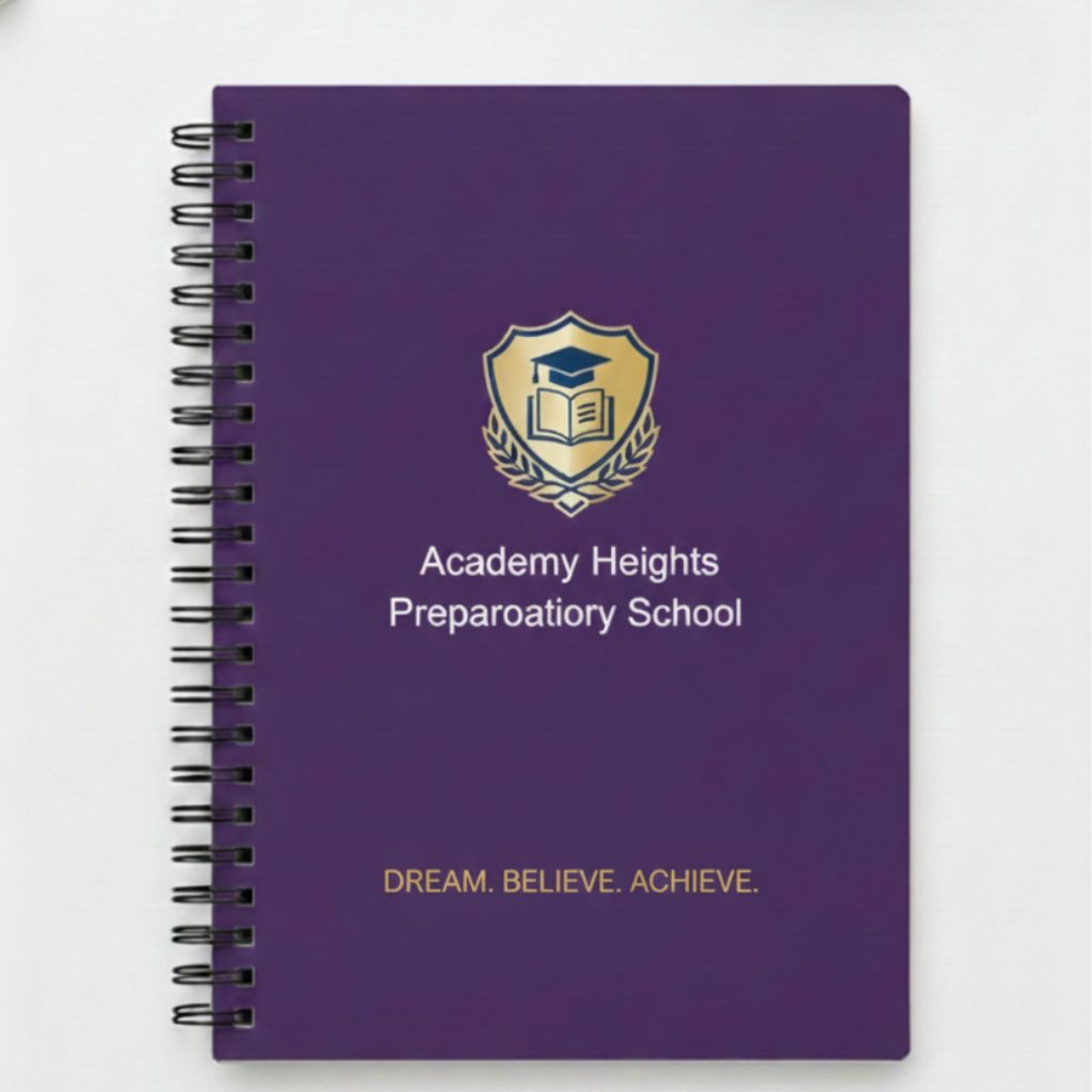 Personalised notebook from Photojaanic, listed under useful school accessories for students in India