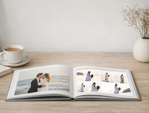 Print quality check for photo albums with proper bleed and margin check before printing