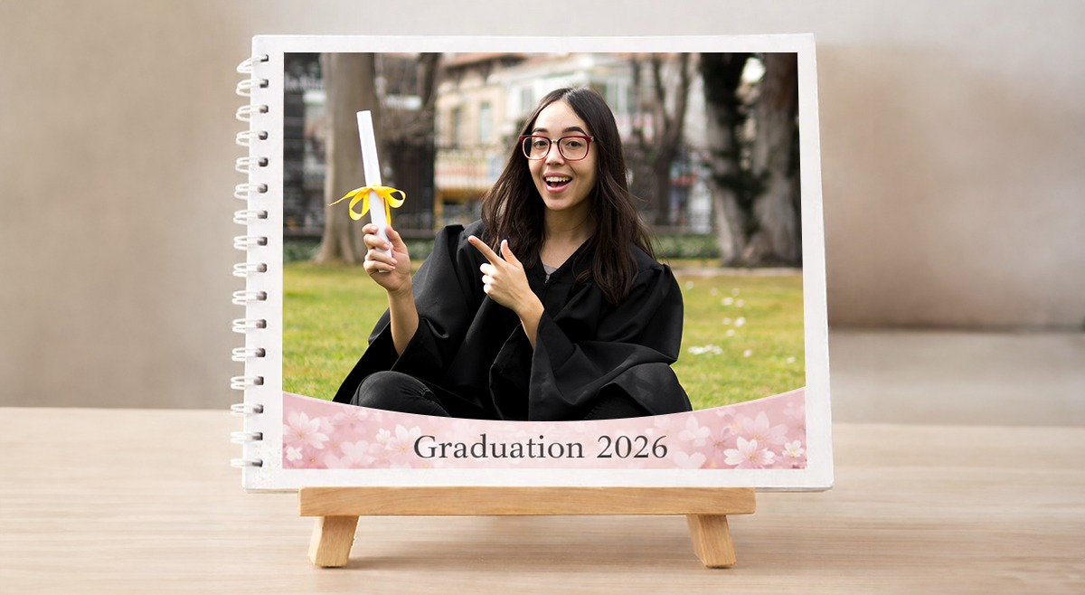 Mini graduation memory book printing in India for students