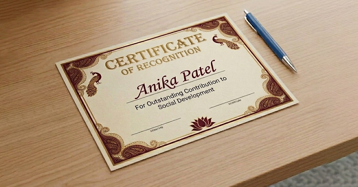  customized certificates for employee recognition corporate gifts Chennai