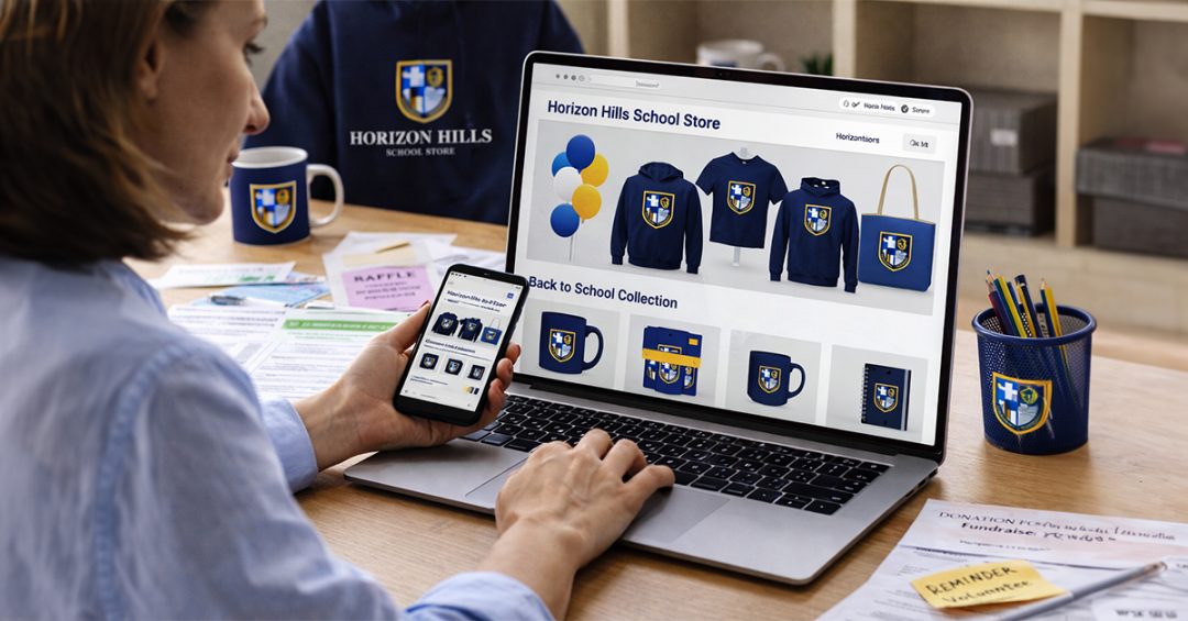 Teacher stressed by bake sale and raffle planning, showing need for better school fundraising ideas