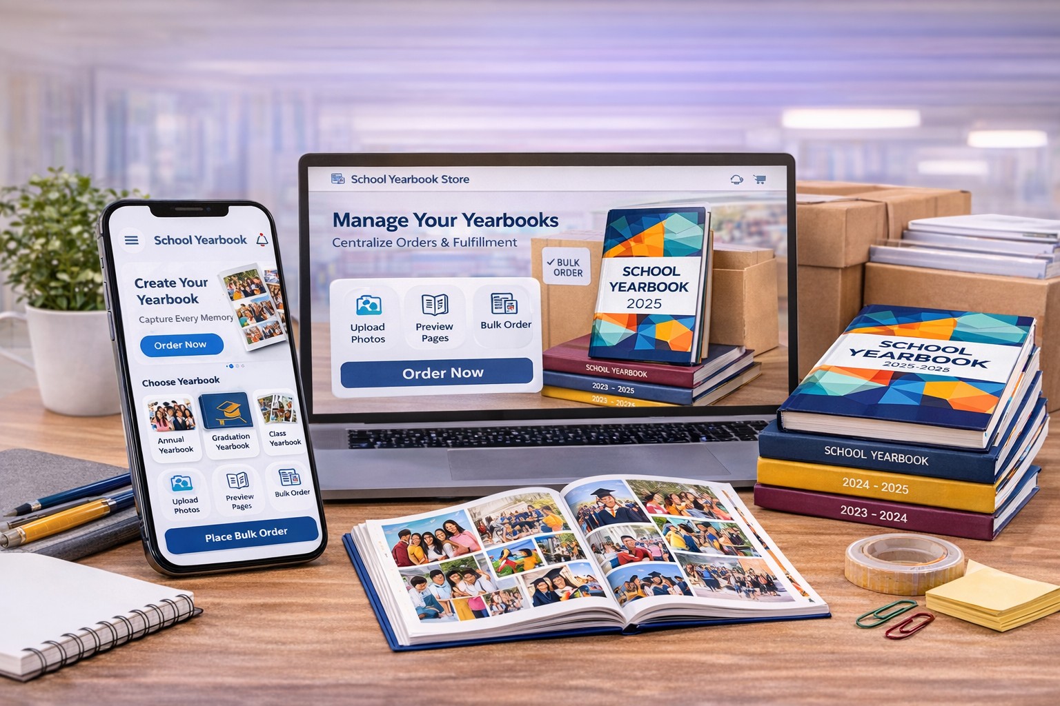 Yearbook management platform