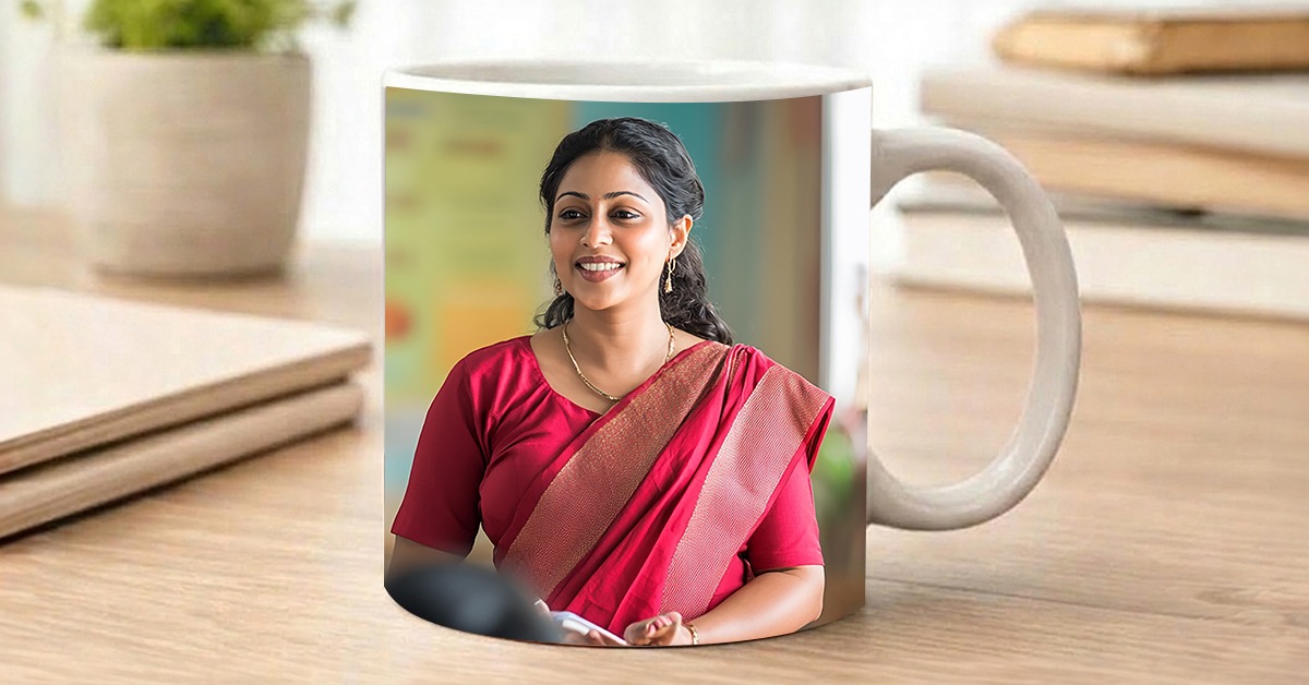  custom photo mug teachers day gift ideas practical gift for teachers in India