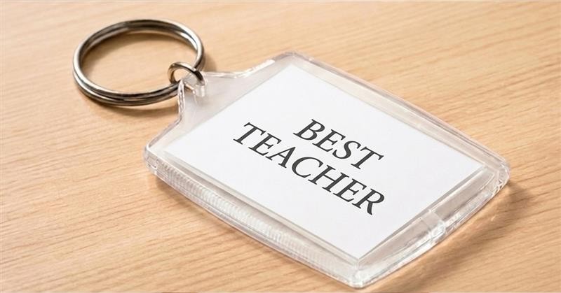  custom keychain teachers day gift ideas small meaningful gift for teachers
