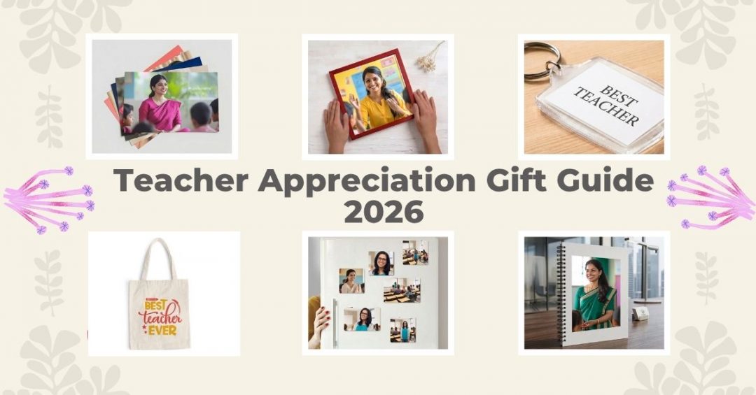 teachers day gift ideas in India with personalized photo gifts for teachers by Photojaanic