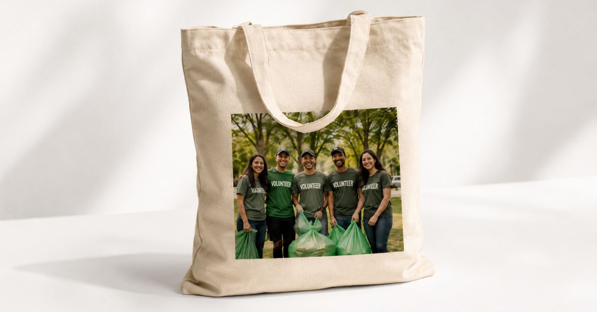 Branded eco-friendly tote bag for corporate event gifting India 2026 